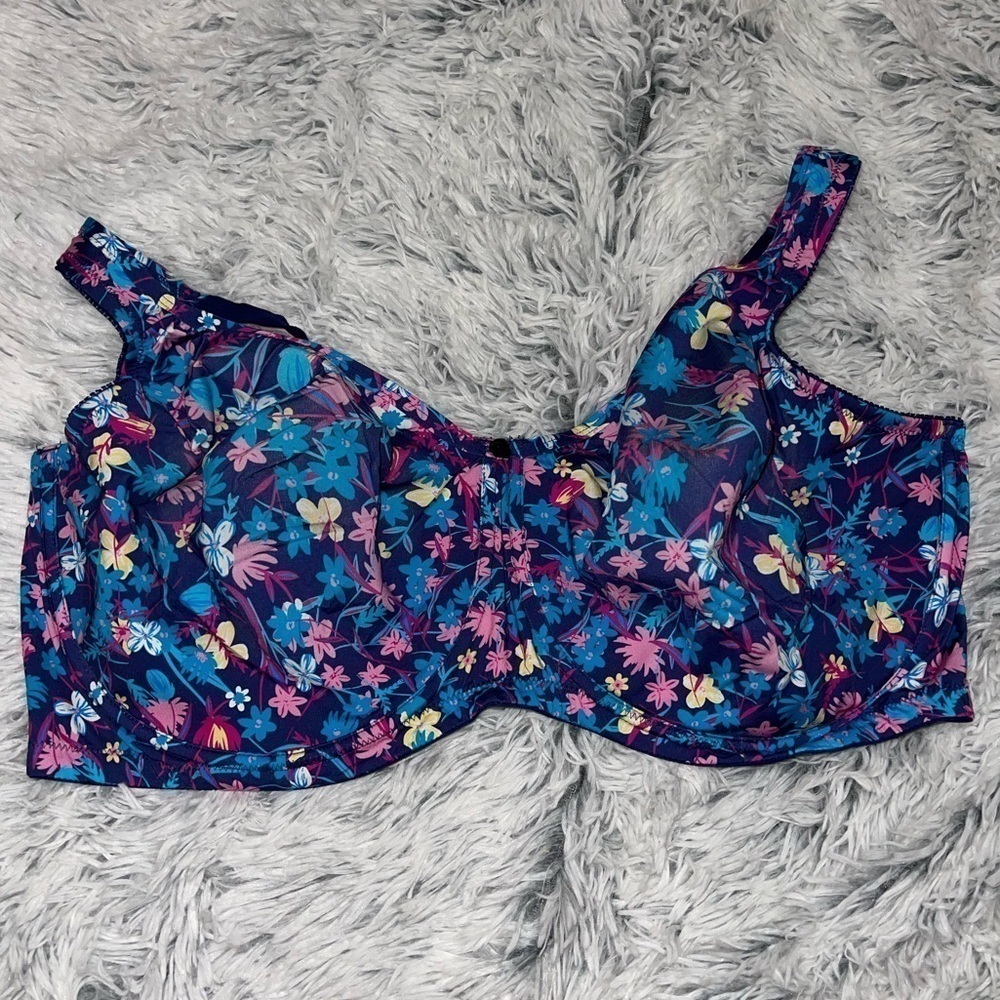 COMFORT CHOICE Underwire Microfiber T-Shirt Bra Size 50DDD